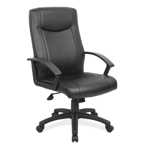 Officesource Advantage Collection Executive High Back with Black Frame 1201VBK